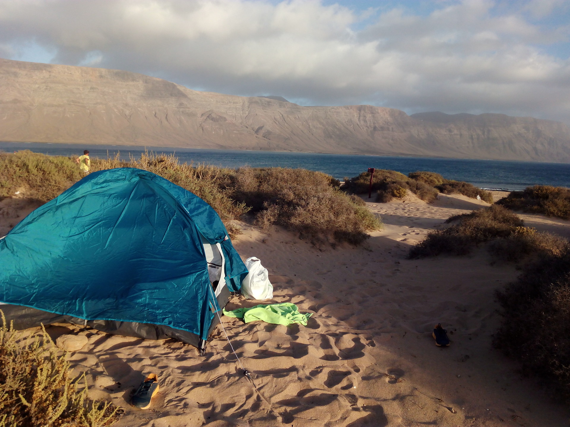 acampar en la graciosa